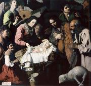 Francisco de Zurbaran The adoration of the shepherd oil painting artist